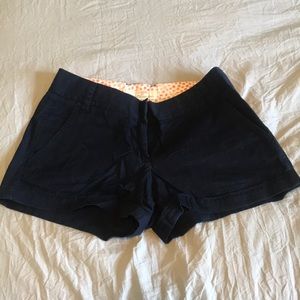 Women’s J.Crew Chino Shorts - Navy (Size 0)